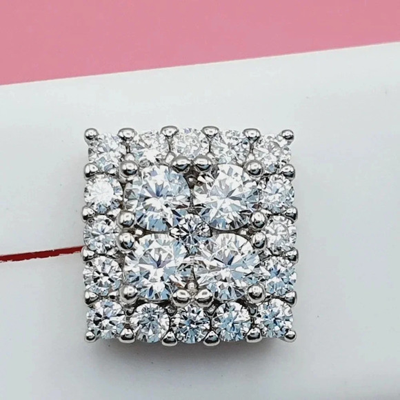 925 Sterling Silver Cubic Zirconia Earrings, U19254549 - Picture 6 of 11